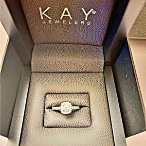 Kay’s white gold engagement ring